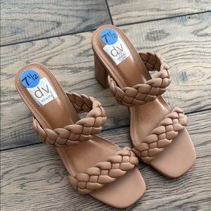 New, DV by Dolce Vita Tan Braided Sandals Slip-On
